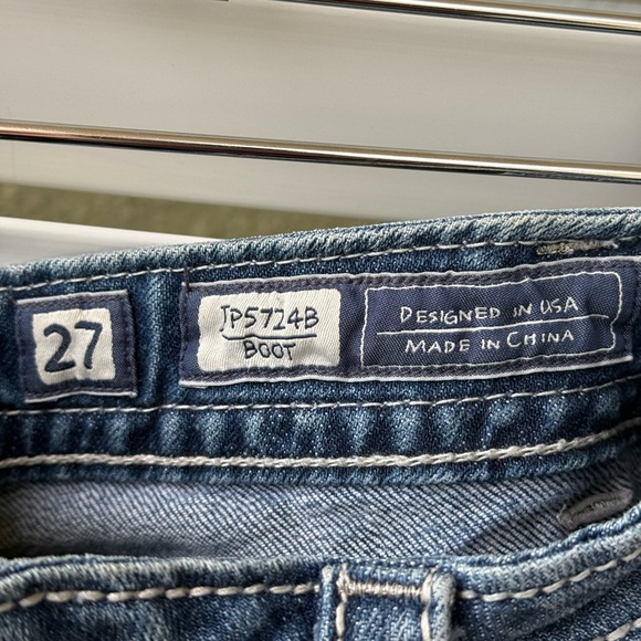 Miss Me Blue Boot Cut Jeans - Picture 11 of 13